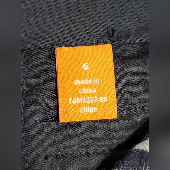 Joe Fresh, Zig/zag Black/White  Shorts Size 6 - Picture 5 of 7